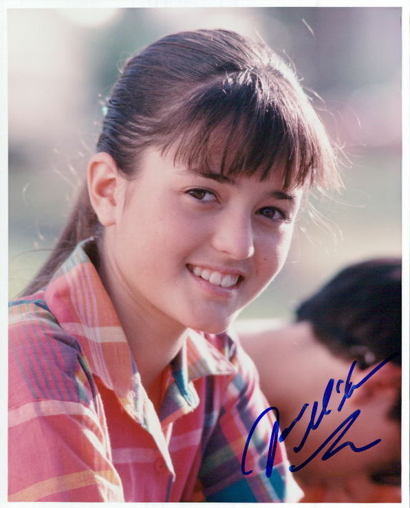 Danica McKellar (The Wonder Years) vintage in-person signed 8x10 Photo Poster painting COA