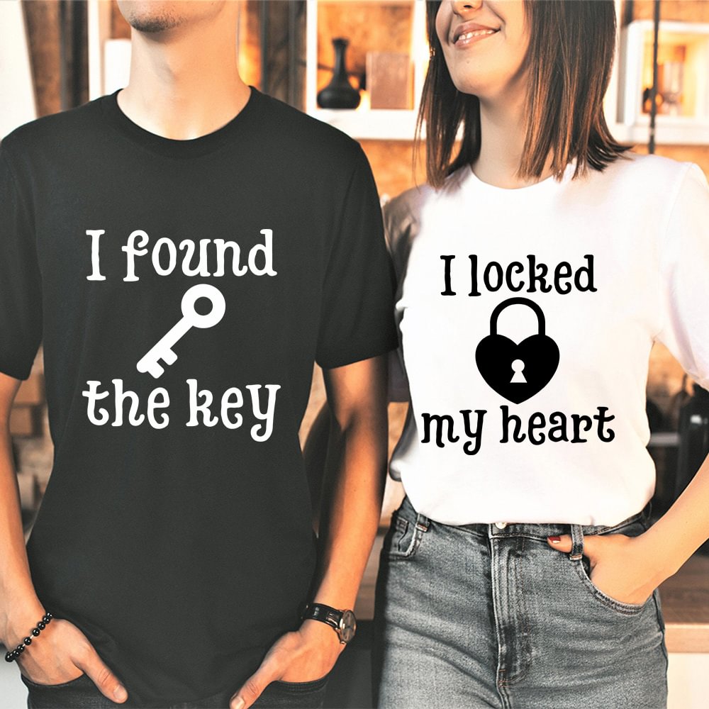 I locked My Heart/I Found The Key Matching T-Shirt