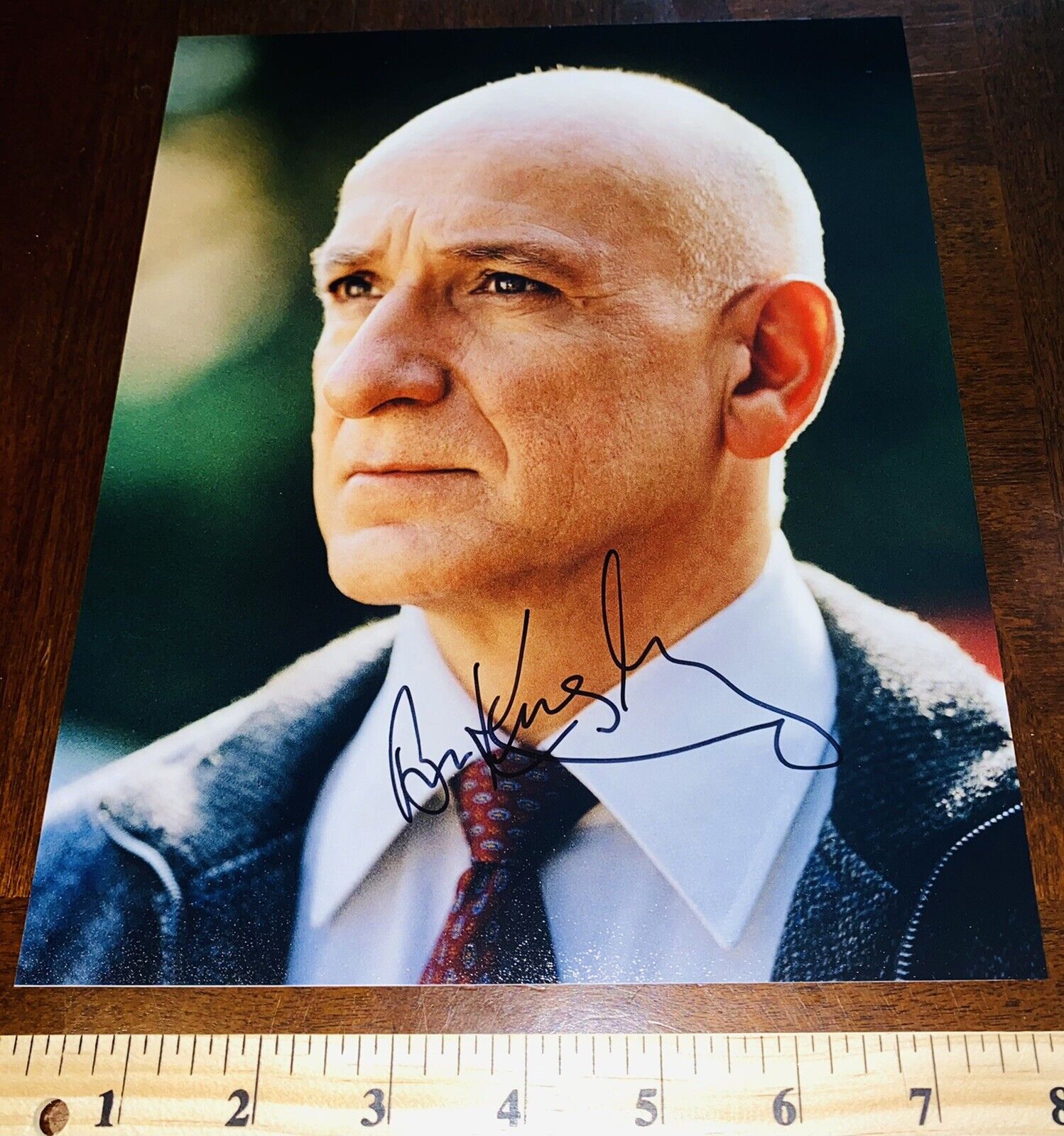 Sir Ben Kingsley Signed 8x10 Photo Poster paintinggraph Autographed COA