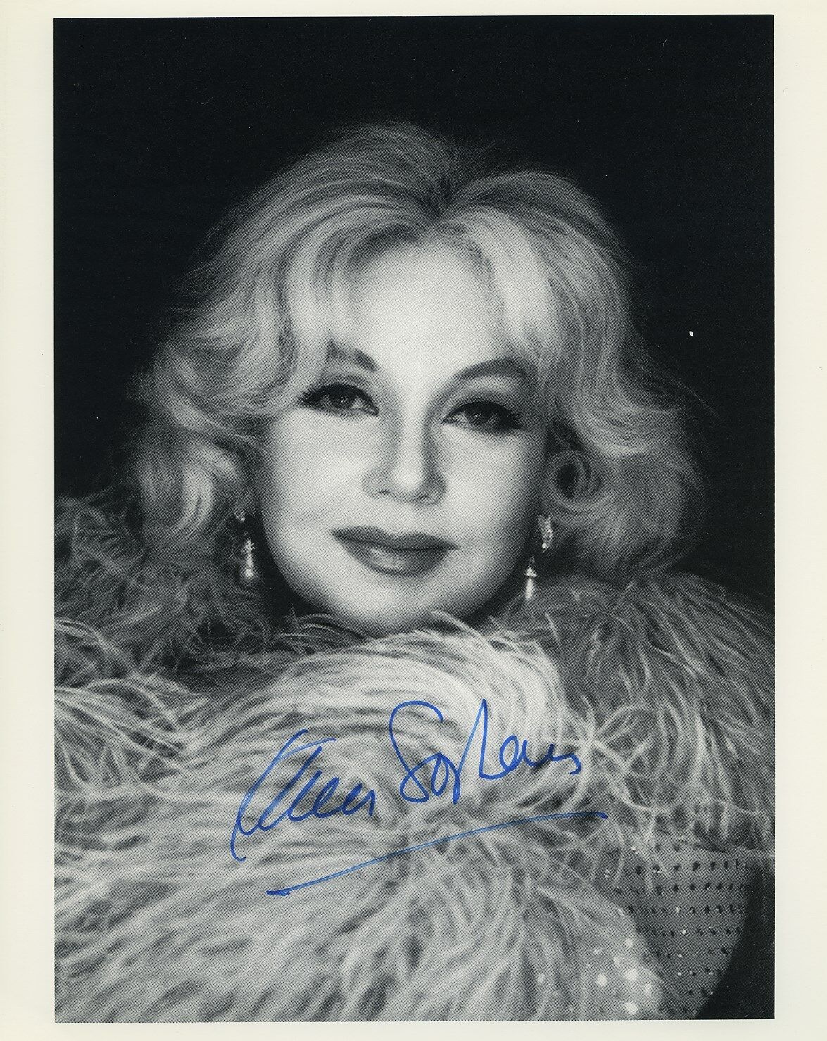 ANN SOTHERN SIGNED AUTOGRAPHED BW Photo Poster painting GLAMOUR SHOT!