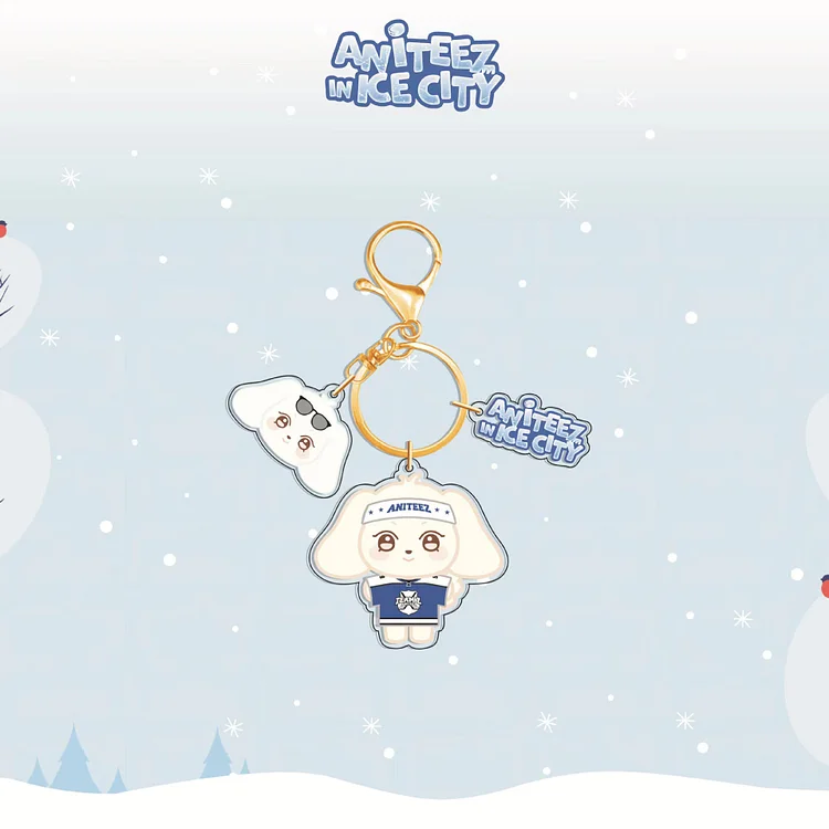 ATEEZ Aniteez In Ice City Acrylic Keychain