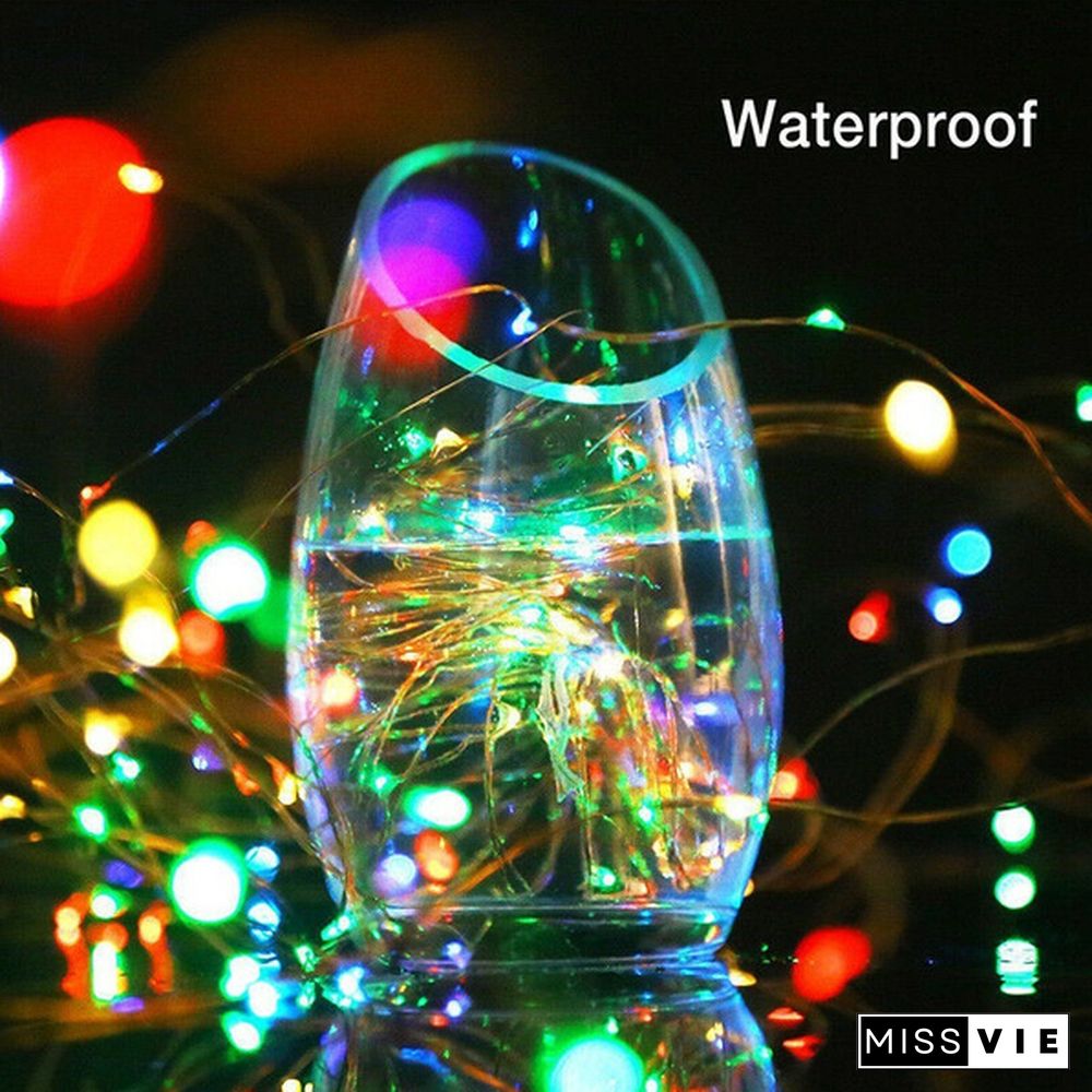 200 LED Solar Power Fairy Lights String Lamps Party Wedding Decor Garden Outdoor Christmas Lights Tree decoration