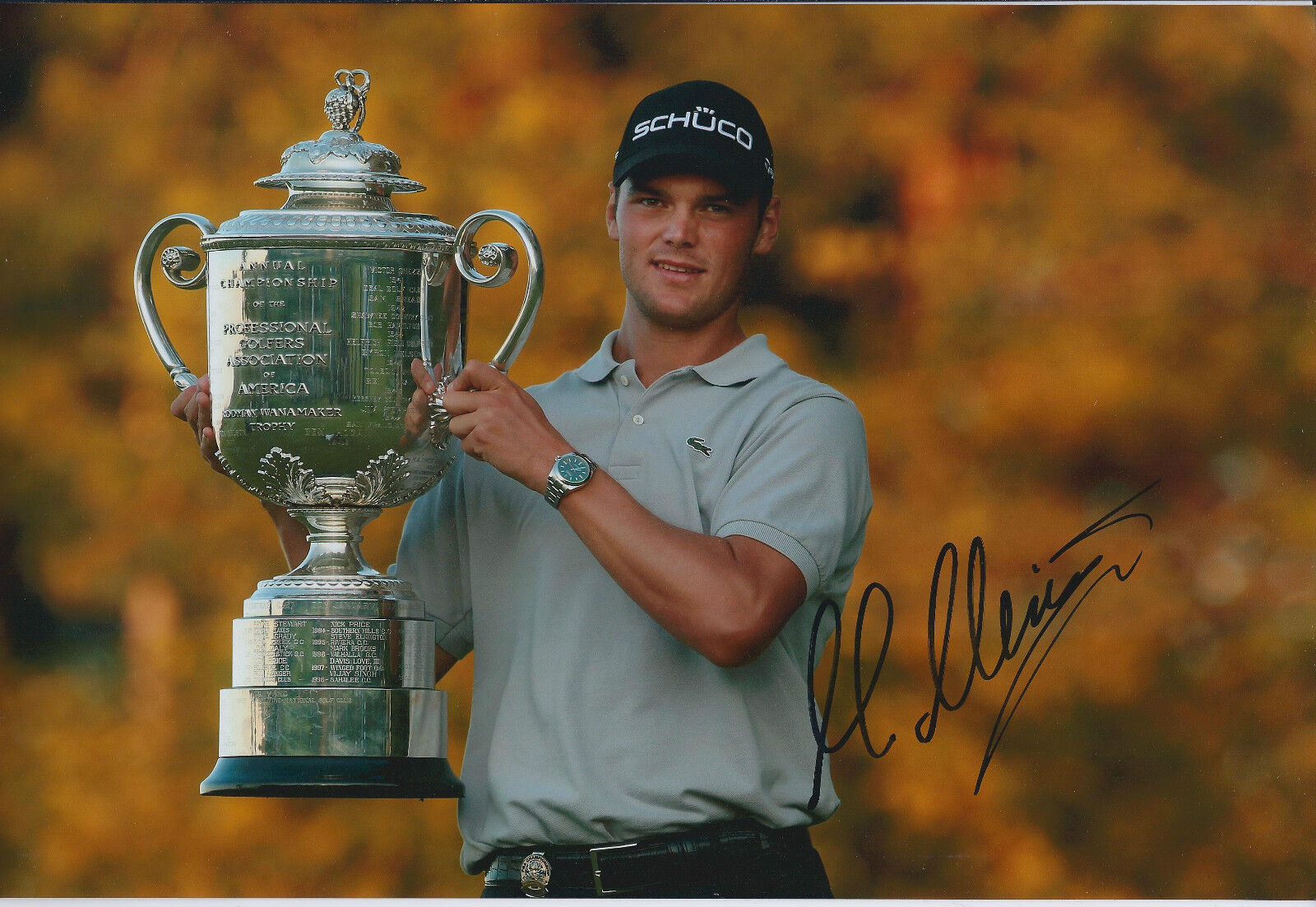 Martin KAYMER SIGNED Autograph 12x8 Photo Poster painting AFTAL COA Major Champion PGA Winner