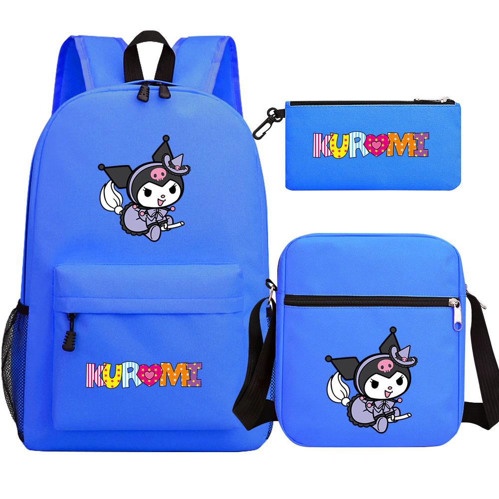 Mayoulove Kuromi Backpack Lightweight Design for School and Outdoor Activities-Mayoulove