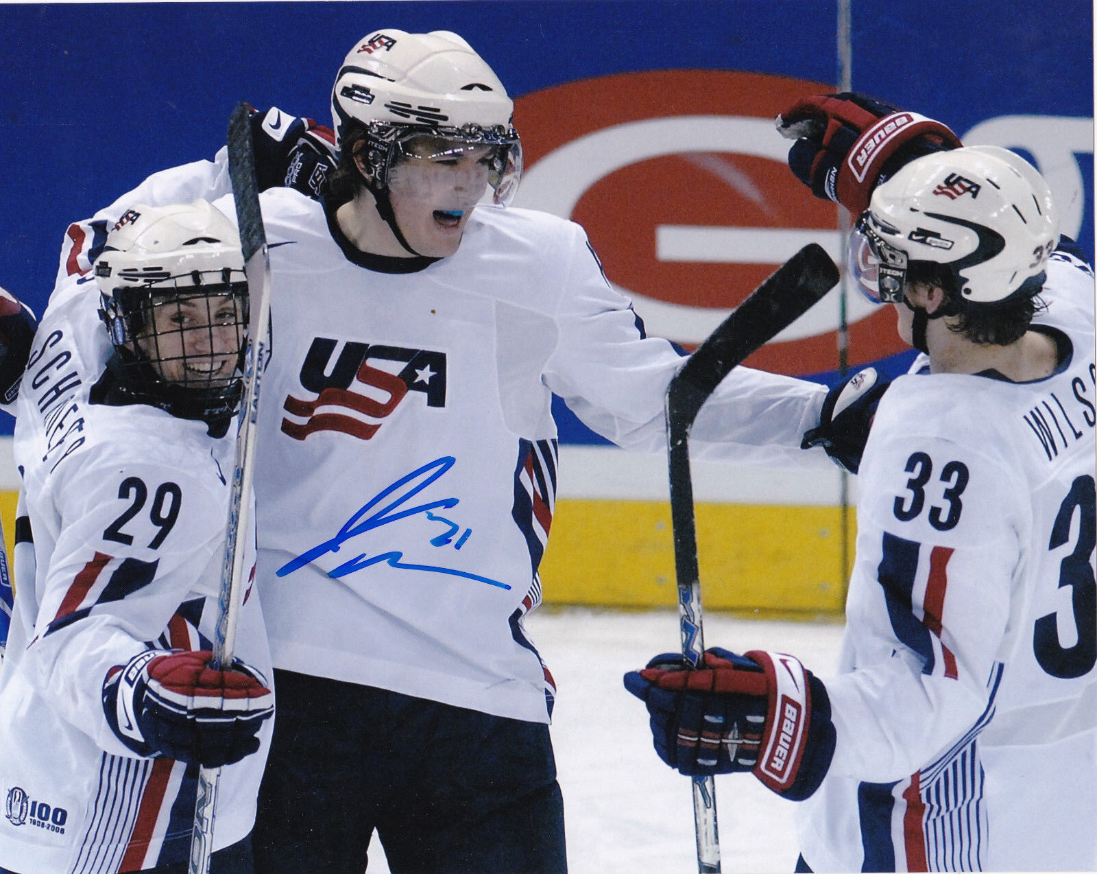 James vanRiemsdyk Toronto Maple Leafs/Team USA Autographed Photo Poster painting W/Our COA