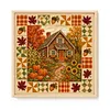 Stamped Cross Cross cross stitch kit for Adults Harvest Cabin Scene 11CT 45x45cm tapestrymarket