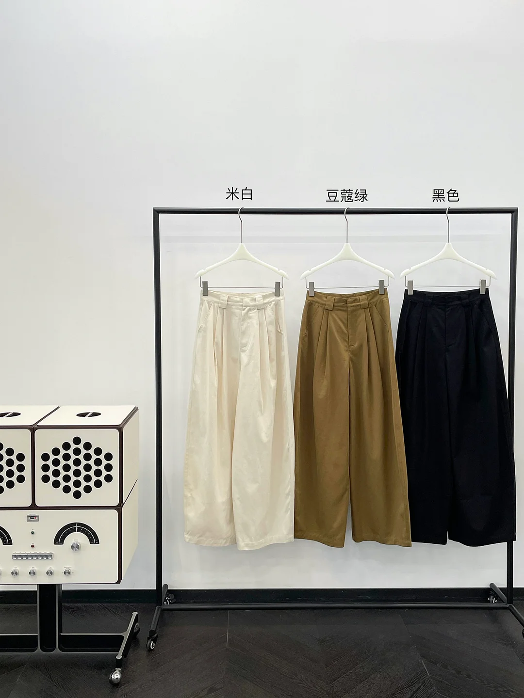 Woherb [He] Early Autumn New High Waist Easy And Simple Pure Color Versatile Wash Cotton Machete Leisure Pants H7431-Outfit Ideas