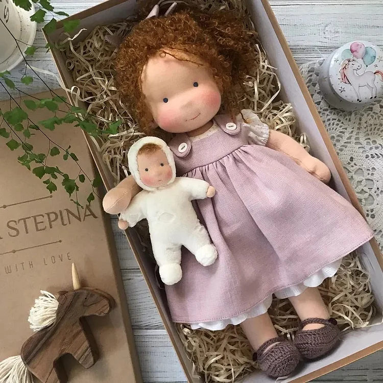 Handmade Waldorf Doll - Gail