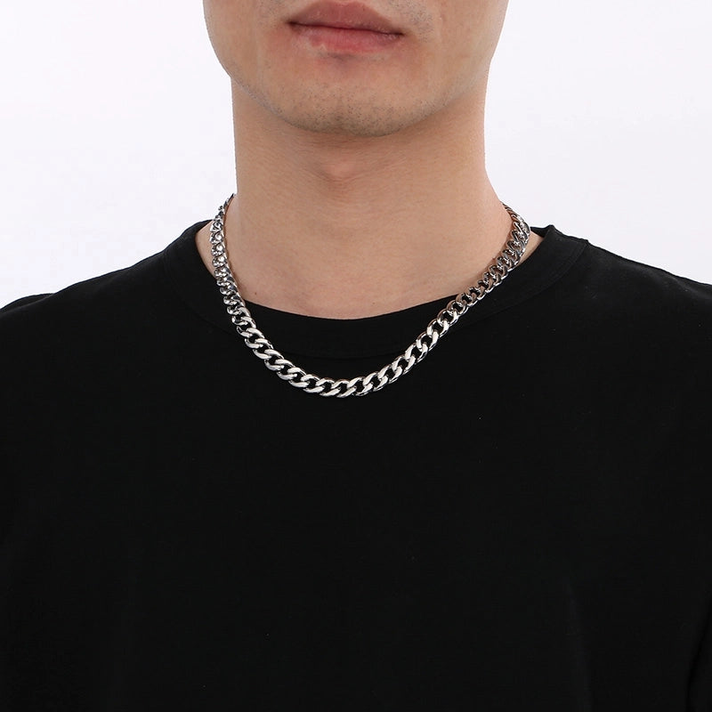 Stainless Steel NK Chain Bracelet Fashion Personality Titanium Steel Figaro Chain Necklace