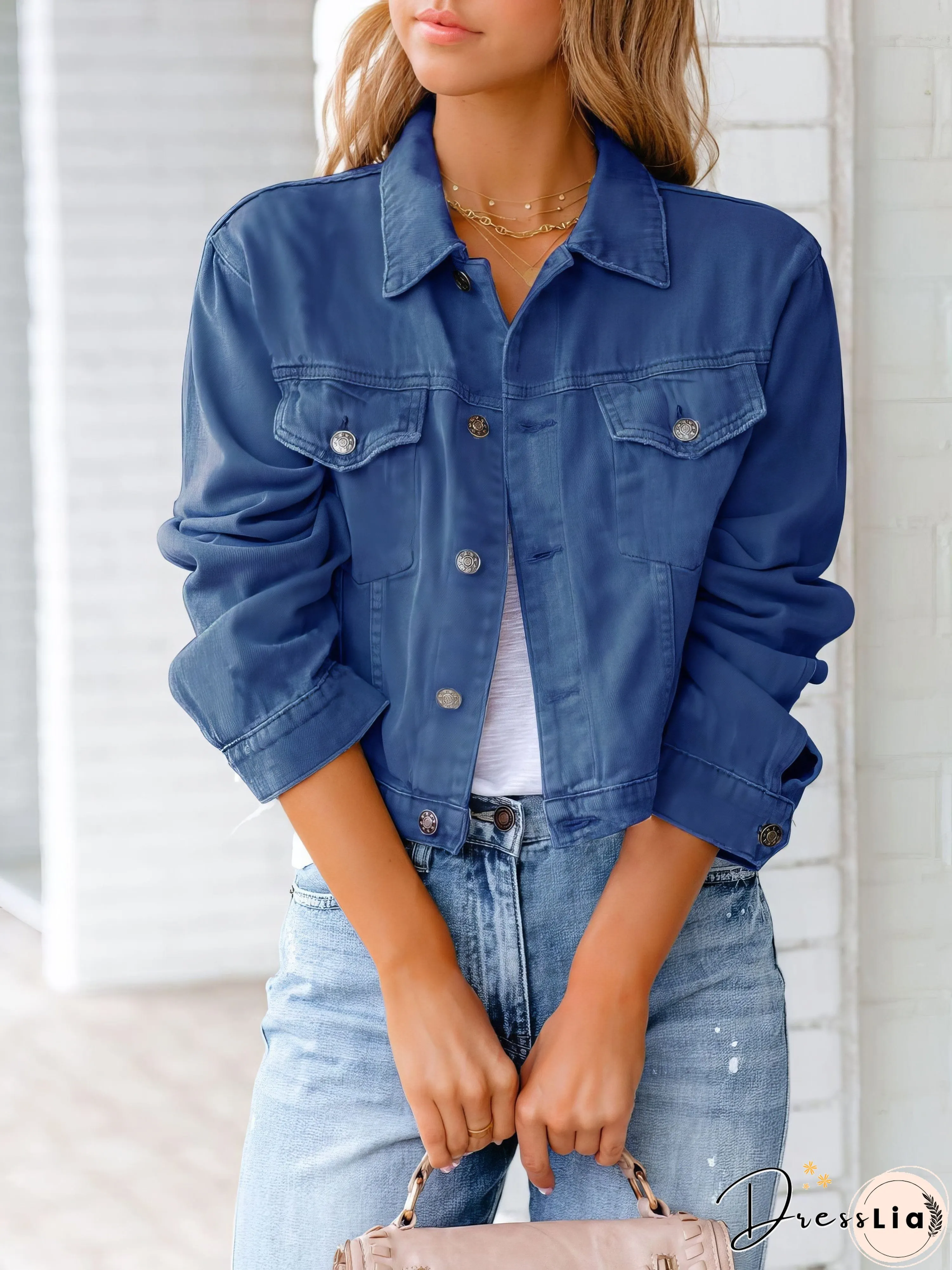 Button-Down Denim Jacket
