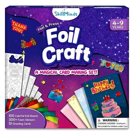 🔥LAST DAY 55% OFF - Foil Art & Craft Activity 🤲💓No Mess Art Kit