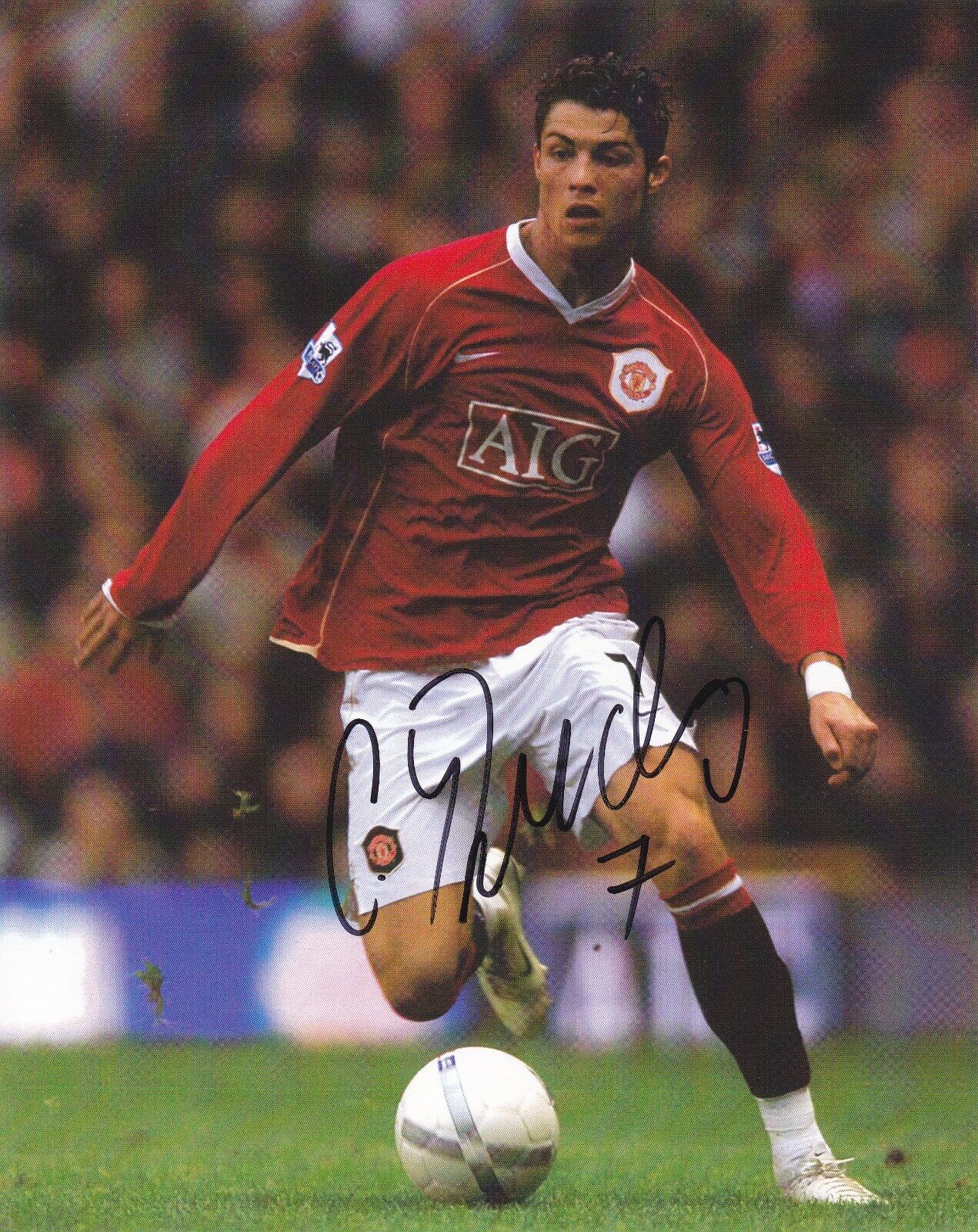 CRISTIANO RONALDO - MANCHESTER Autographed Signed 8x10 Reprint Photo Poster painting !!