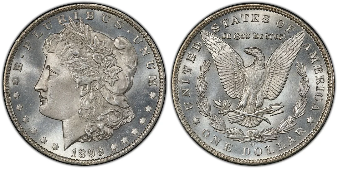 1893-O Morgan Silver $1 Dollar