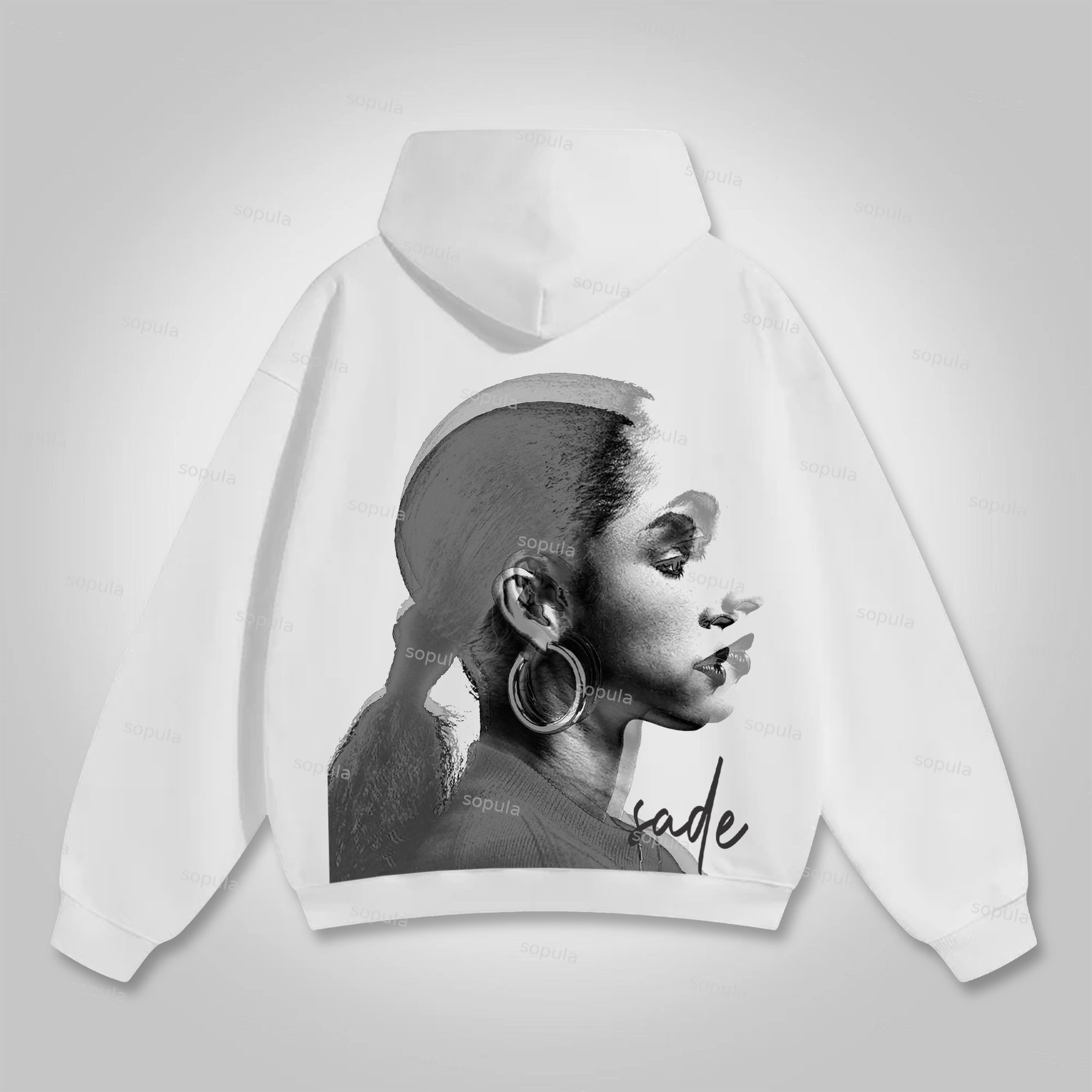 Sopula Vintage Sade Adu Graphic Pocket Hoodie - SOPULA