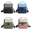 Double Layers Lunch Bag Leak Proof Hand-Held Cooler Box Portable Picnic Trip Bag