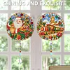 2pcs/set DIY Diamond Painting Double-Sided Suncatcher Hanging Ornament, Crystal Pendant Home Decor Set