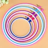 5pcs Cross Stitch Circle Set DIY Craft Round Hand Embroidery Hoops Rings