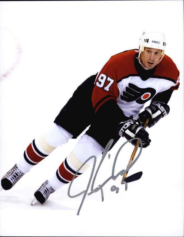 Jeremy Roenick authentic signed NHL hockey 8x10 Photo Poster painting W/Cert Autographed A0006