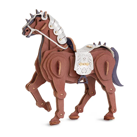 Rowood Warrior-Horse & Warrior-ELephant 3D Wooden Puzzle TWA01& TWA02 | Robotime Canada