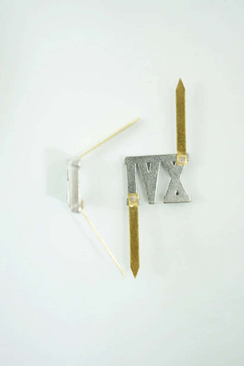   WW2 GermanShoulder Boards Cyphers Silver XVI Panzer Div. 13mm 2pcs German-Uniform