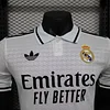 2024/2025 Player Version Real Madrid White open tube Football Shirt 1:1 Thai Quality