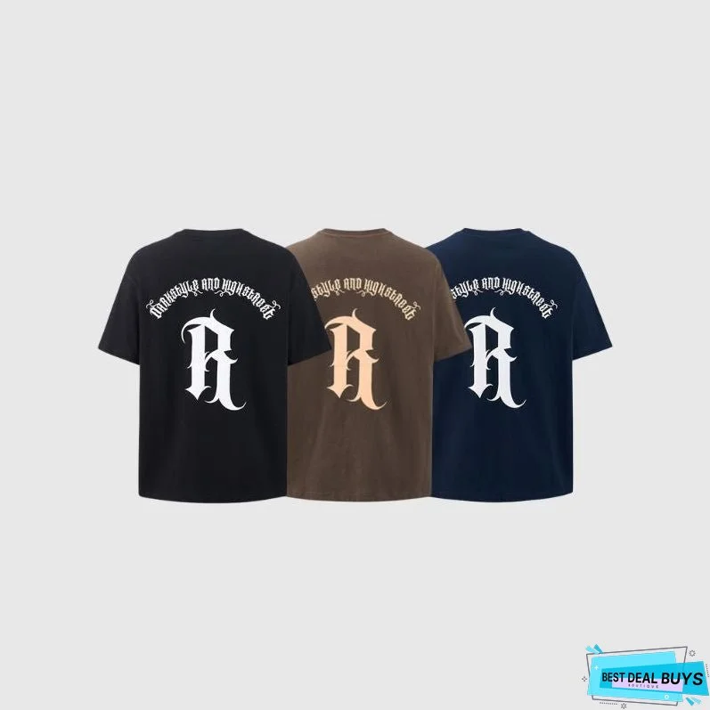 Simple Letter Printed Tee