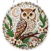 Special Shaped Diamond Painting Kit Owl Acrylic Pendant 25cm