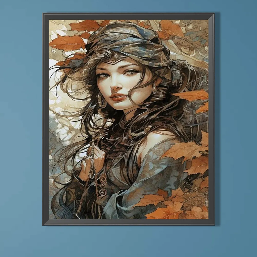 Full Round Diamond Painting 40*50cm - Girl