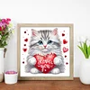 Diamond Painting-DIY Crystal Rhinestone Love Cat
