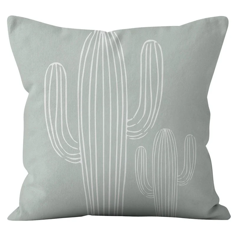 45*45cm Green Series Nordic Abstract Cushion Cover Geometric Throw Pillowcase Modern Minimalist Sofa Bed Decorative Pillows Case
