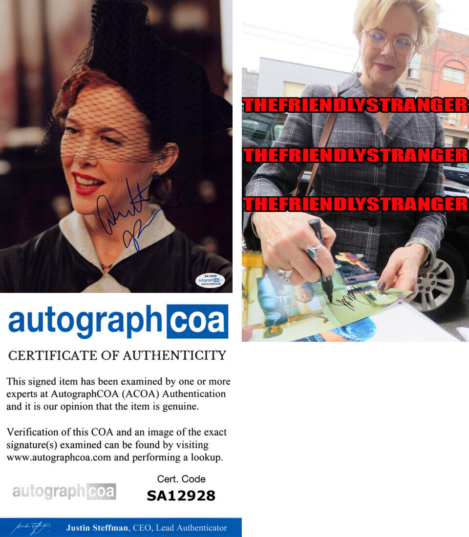 ANNETTE BENING signed Autographed 8X10 Photo Poster painting a PROOF - American Beauty ACOA