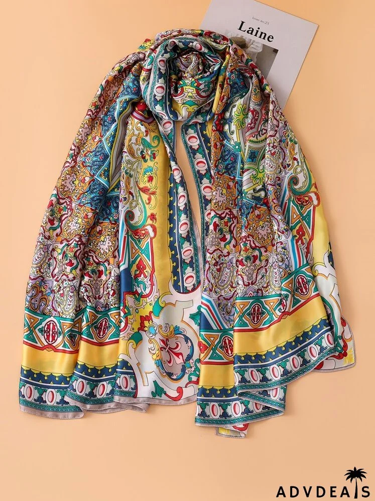 Floral Print Scarf