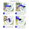 Dredge Plug Air Pump Pipe Plunger Toilet Drain Cleaner Sewer Blockage Tool