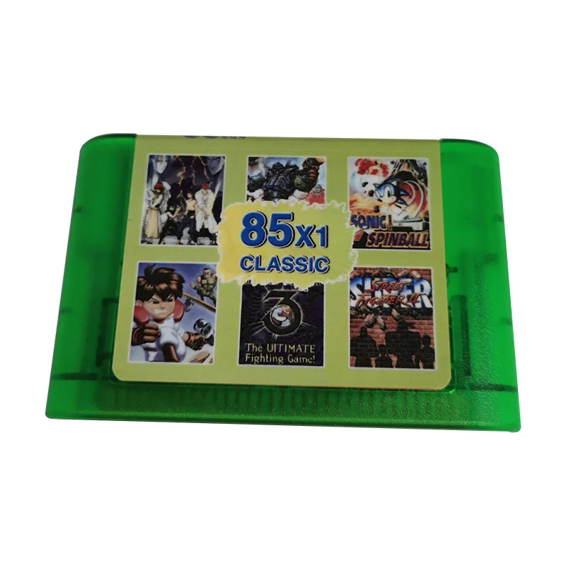 16 Bit Game Cartridge - 85 IN 1 Classic Collection Genesis/MEGA DRIVE Remix Mulit Cart - Region Free
