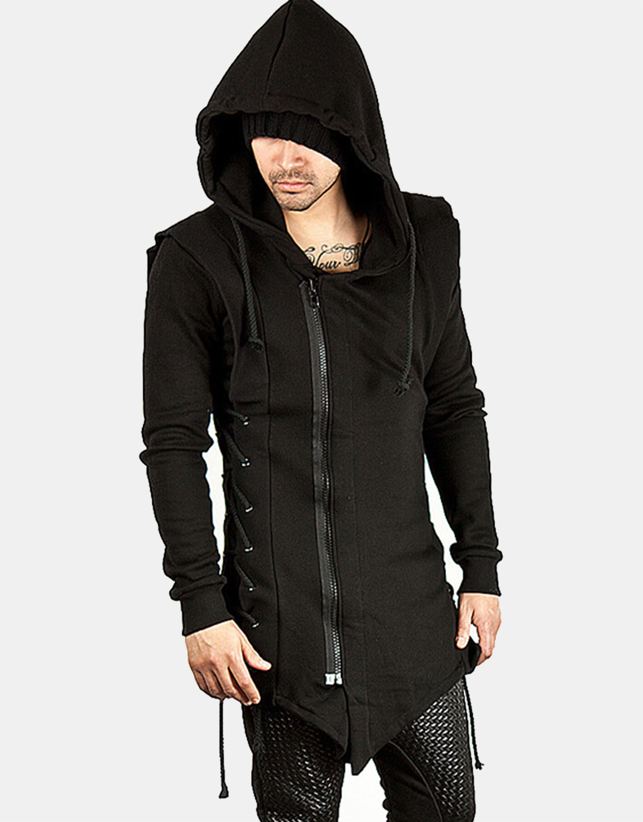 Dark Hooded Loose Jacket / TECHWEAR CLUB / Techwear