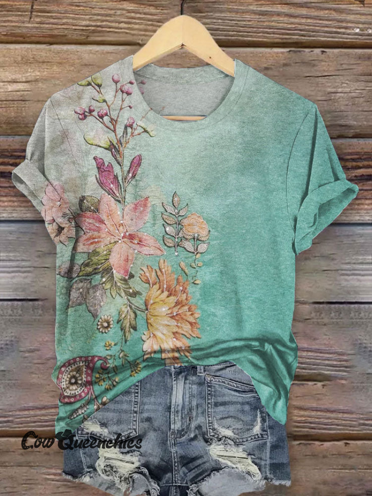 Vintage Art Print T-Shirt