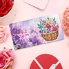 8pcs/set DIY Diamond Painting Greeting Cards Thanks Mosaic Postcards Kits