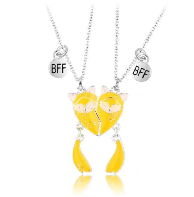 BFF Necklace Cartoon