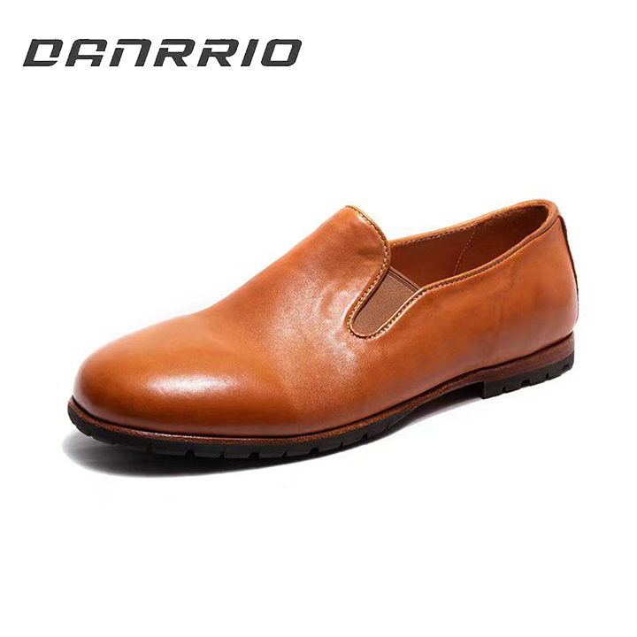 DANRRIO Horsehide Business Casual Loafers Vintage Softsole Leather Shoes DANRRIO.COM DANRRIO
