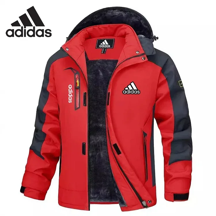 Outdoorová zimní bunda Adidas s kapucí