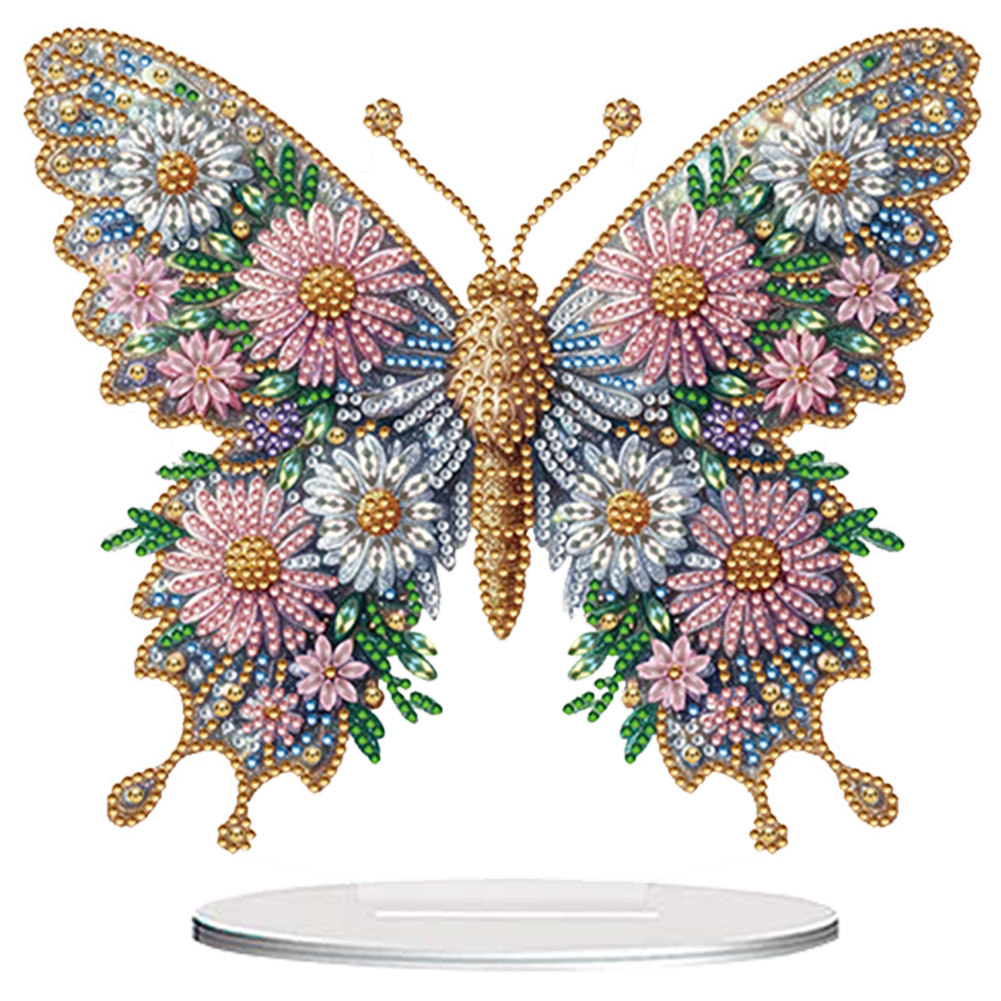 Acrylic Special Shape Butterfly Diamond Painting Desktop Decors for Home