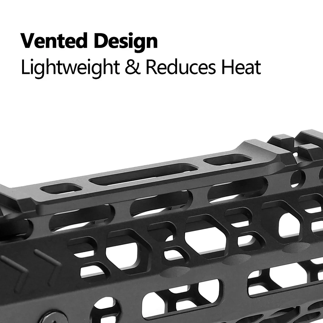 ohhunt® AR-15 Ultra Light Hex Free Float M-lok Handguard with Steel Barrel Nut
