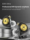 EDX Ultra Earphones 3.5mm Plug HiFi Earbuds Stereo Earphone for Music Sport Game