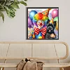 Diamond Painting-5D Full Round Drill Clown(40*40 CM)