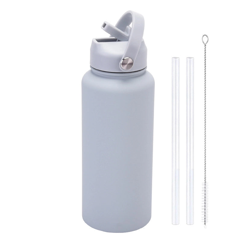 Casual Solid Color Stainless Steel Thermos Cup