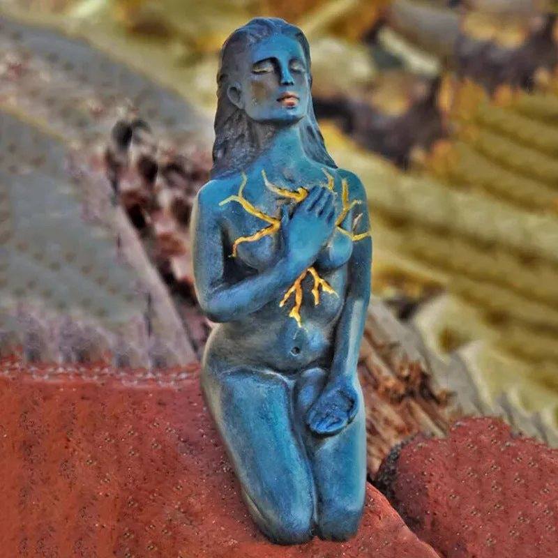 Healing Goddess Sculpture Self Love Statue By Shaping Spirit