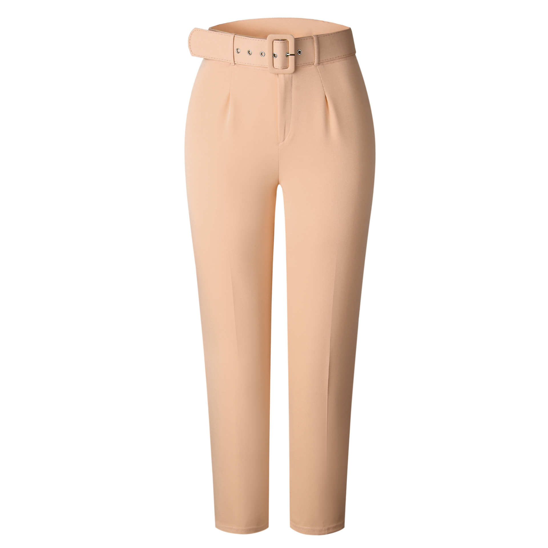 Fashion leisure OL commute sexy large size high -waist, wearing trousers with waist band women pants