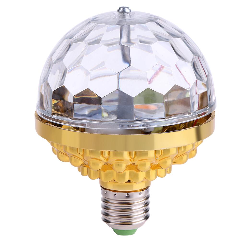 

6W Rotating Crystal Magic Ball RGB LED Stage Bulb for Disco-DJ Stage Projector Light, 501 Original