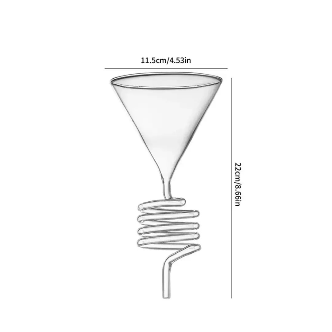 Fromtea Spiral Cooling Pour Over Coffee Dripper Glass Funnel choxila巧喜莱咖啡馆_Fromtea&reg; Official Store