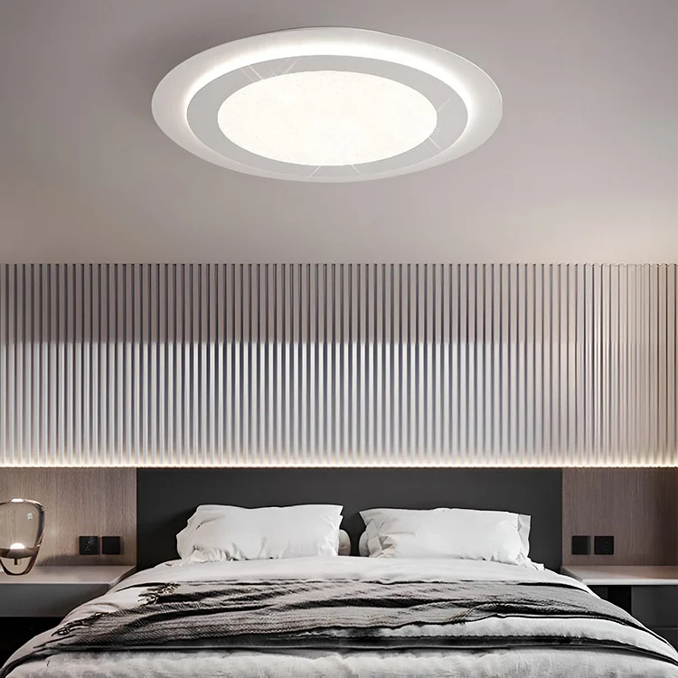 Minimalist Square Circular LED Stepless Dimming Modern Ceiling Lights - Appledas
